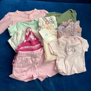 Baby girls 0-3 M lot
